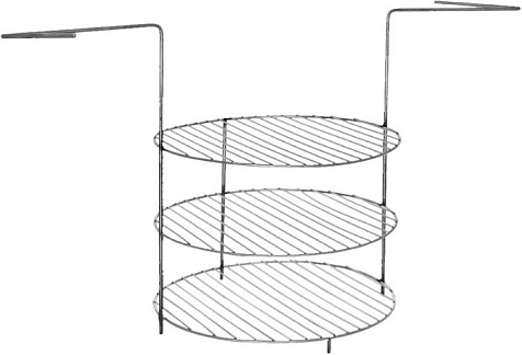 Этажерка к тандырам универсальная, 3 яруса, большая купить в СОМ