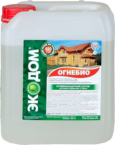 Состав огнебиозащитный ЭкоДом, 5 кг купить в СОМ
