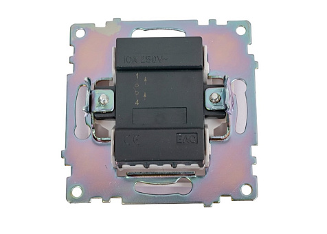 Выключатель STEKKER Катрин 1 кл.  белый купить в СОМ