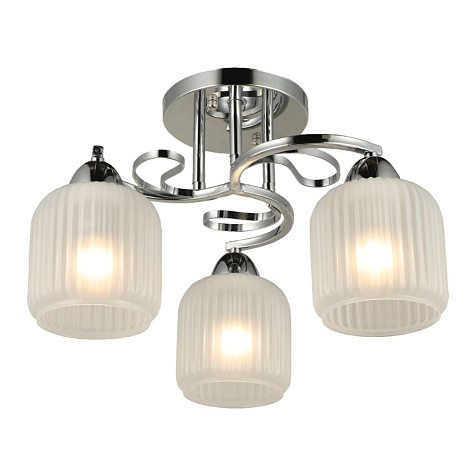 Люстра ЭкономСвет 20133/3CR WT  60 W, E27 до 7 м². купить в СОМ