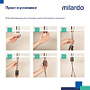 Смеситель для мойки Milardo Meal M01WTJ0M05, белый матовый купить в СОМ