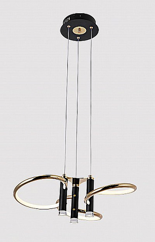 Светильник  Linvel MS 1148/3Р Вилия 60W Чёрный/золото 4000К купить в СОМ