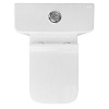 Унитаз-компакт Azario Quadro AZ-2175UQ1, безободковый, торнадо, сиденье микролифт, белый купить в СОМ