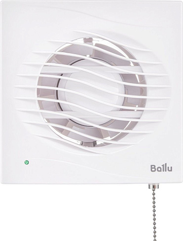Вентилятор Ballu BAF-AR 150 VP вытяжной, мембранный обратный калапан, тяговый выключатель купить в СОМ