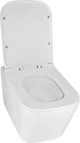 Унитаз подвесной Azario Cascad AZ-2303-A, безободковый, торнадо, сиденье микролифт купить в СОМ