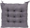 Сидушка на стул SOFT 40x40см серая купить в СОМ