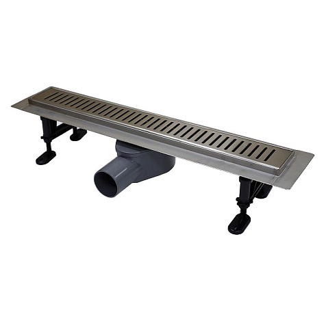 Желоб водоотводящий Azario Stick AZPP01-90 D50 L=900 мм, поворот 360°, решетка двухсторонняя купить в СОМ