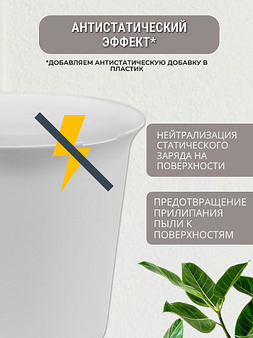 Кашпо СадКо светло серое 50л купить в СОМ
