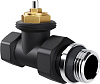 Набор термостатический для радиатора прямой 1/2" М30х1.5 черный Royal Thermo Design купить в СОМ