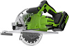 Пила циркулярная Greenworks GD24CSCUB, 24В, Li-ion, АКБ 1х4.0А/ч, 185х20мм, бесщеточная купить в СОМ