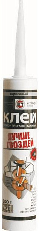 Клей акриловый VGT ремонтно-монтажный, прозрачный, 0.28 кг купить в СОМ