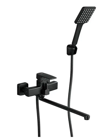 Смеситель для ванны Frud R22152, черный купить в СОМ
