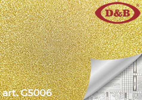 Пленка самоклеящаяся 5006G, голография текстурированная, золото, 0.45 х 2 м купить в СОМ