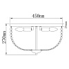 Люстра 111012305 Бриз, 5х40W E14 220 V купить в СОМ