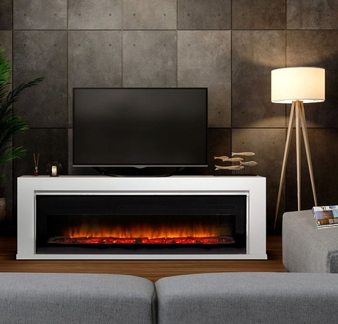 Камин электрический Electrolux Infinity Simple Long EFP/P-1600ULS, белый купить в СОМ