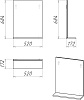 Комплект мебели Grossman Эко 52, белый, тумба+зеркало купить в СОМ