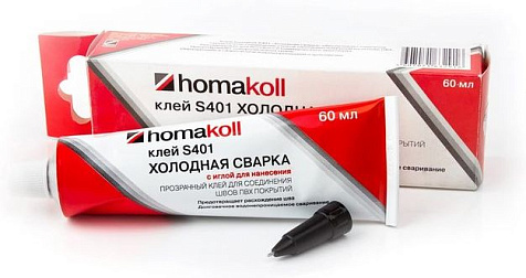 Клей ХОМАКОЛ S401, холодная сварка д/линолеума, 60гр. купить в СОМ