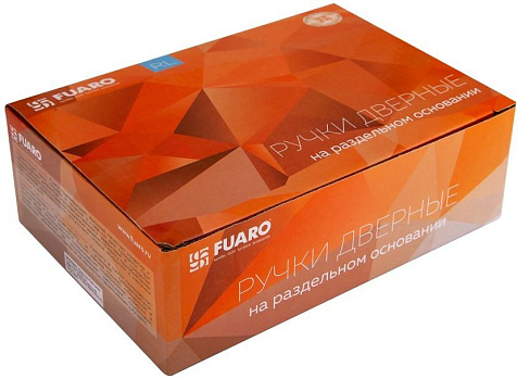 Ручка раздельная FUARO K.RL52.REDLINE (RED LINE RL) CP-8 хром Для входных дверей купить в СОМ